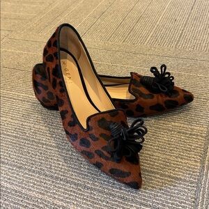 M Gemi Pony Hair Animal Print Flat